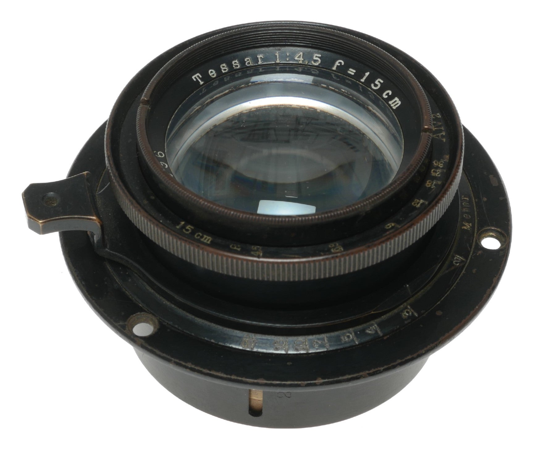 Carl Zeiss Jena Tessar 15cm f/4.5 Vintage Camera Lens - View 2