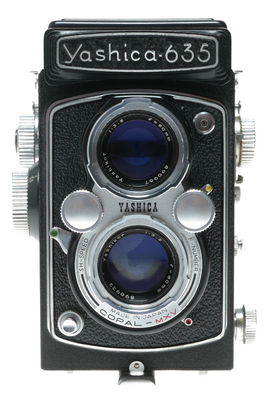 Yashica-635 Vintage TLR Film Camera with Yashinon 80mm f/3.5 Lens