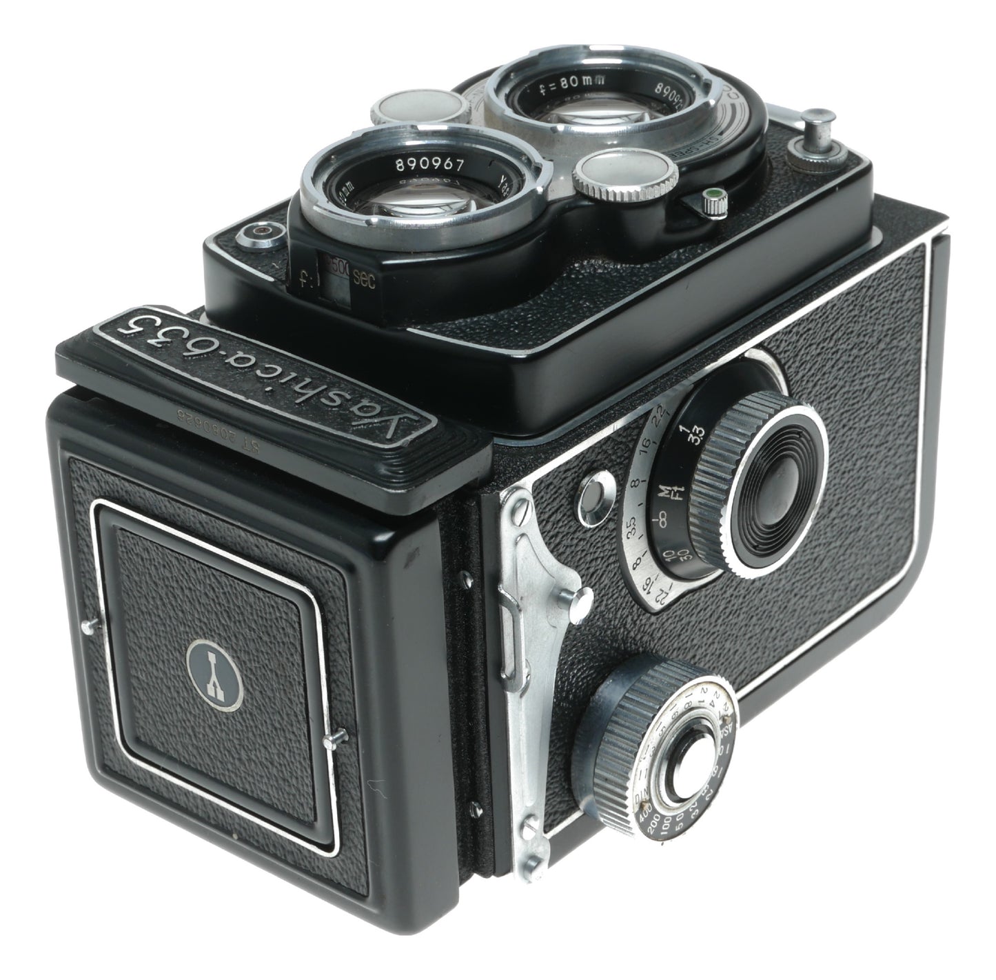 Yashica-635 Vintage TLR Film Camera with Yashinon 80mm f/3.5 Lens - View 4