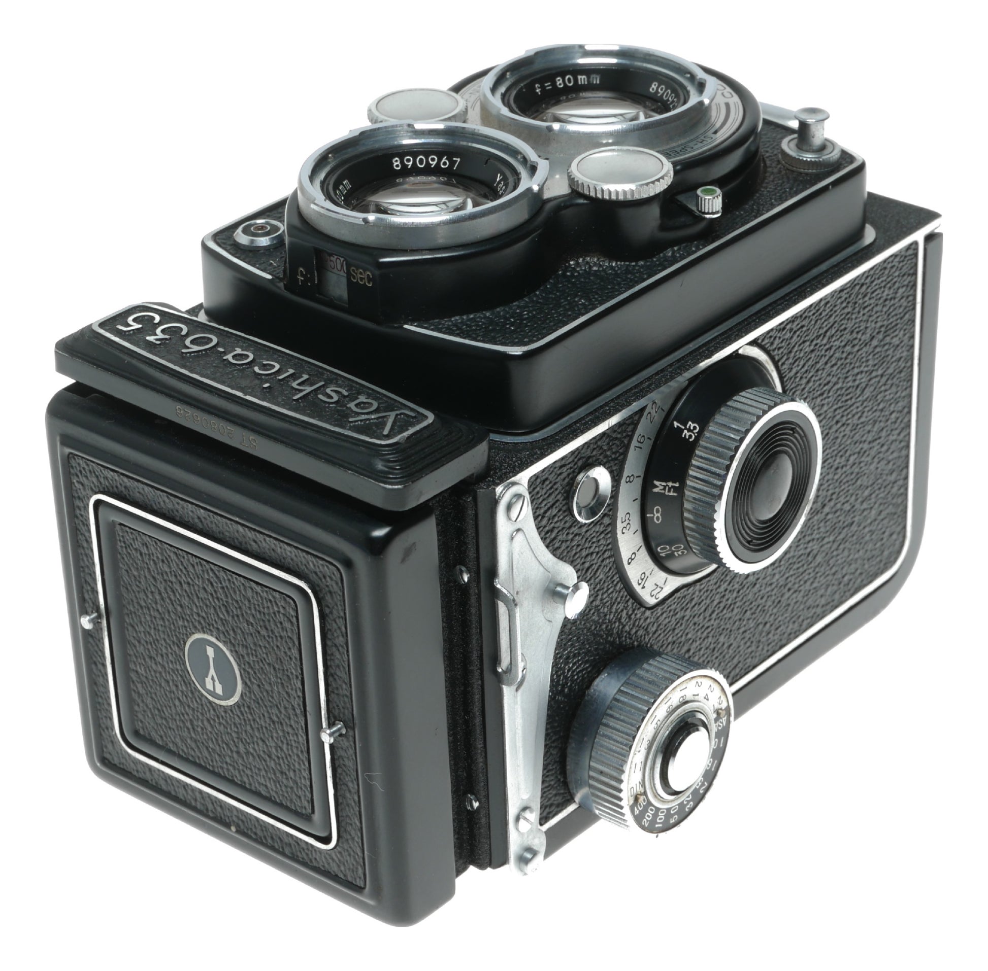 Yashica-635 Vintage TLR Film Camera with Yashinon 80mm f/3.5 Lens - View 4