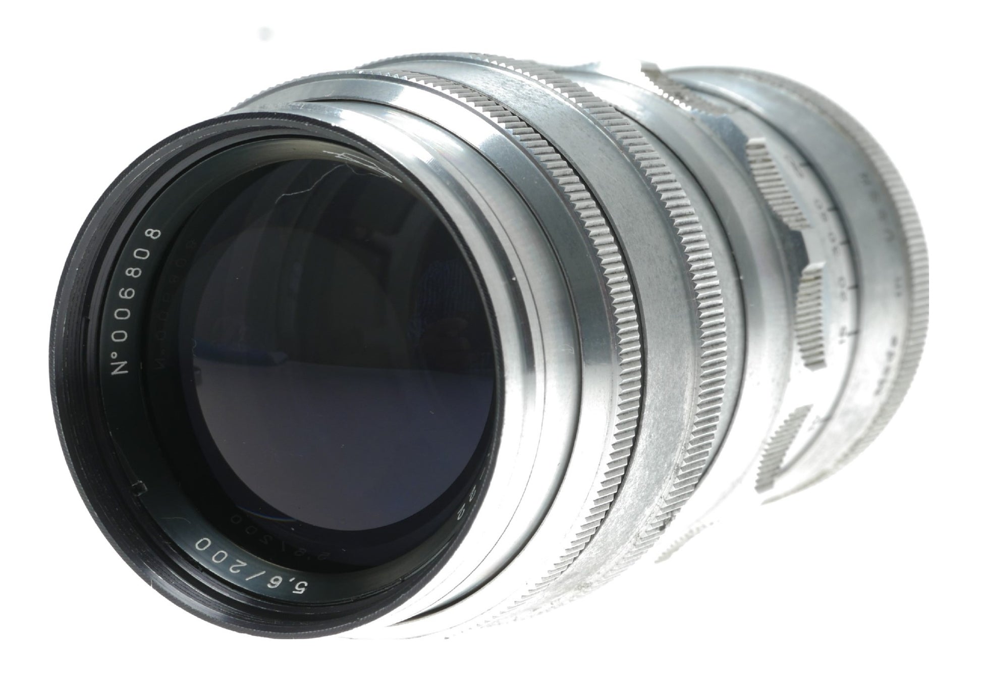 TELEMAR-22 200mm f/5.6 Vintage Soviet Lens Made in USSR - View 3