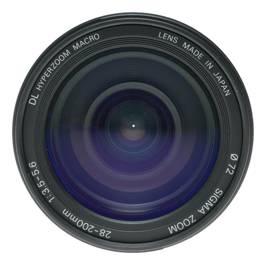 Sigma 28-200mm f/3.5-5.6 DL Hyperzoom Macro Lens, Aspherical IF, Made in Japan