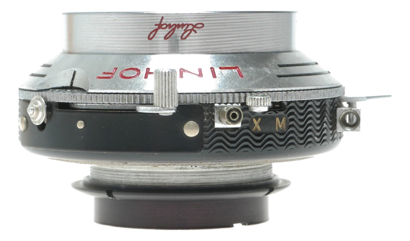 Carl Zeiss Tessar 105mm f/3.5 Vintage Camera Lens for Linhof with Synchro-Compur Shutter - View 5