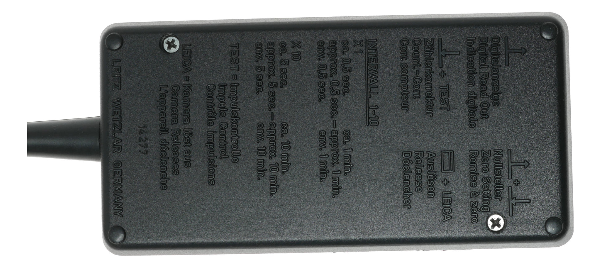 Leica R8/R9 RC Interval Timer Remote Control Accessory for Leica R Cameras - View 6