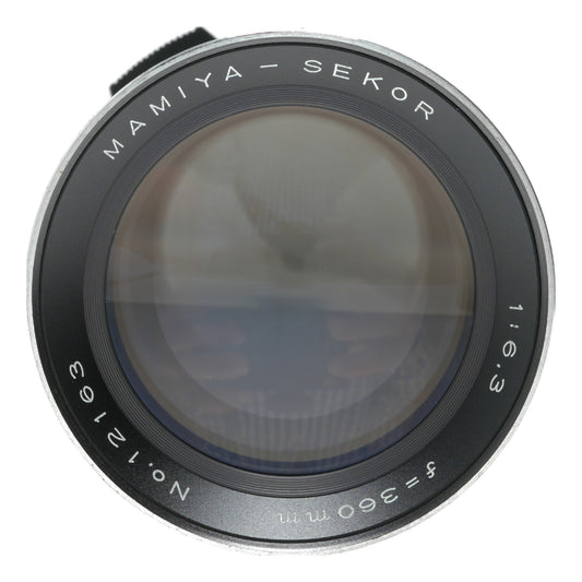 Mamiya-Sekor 360mm f/6.3 Vintage Telephoto Lens Made in Japan - View 2