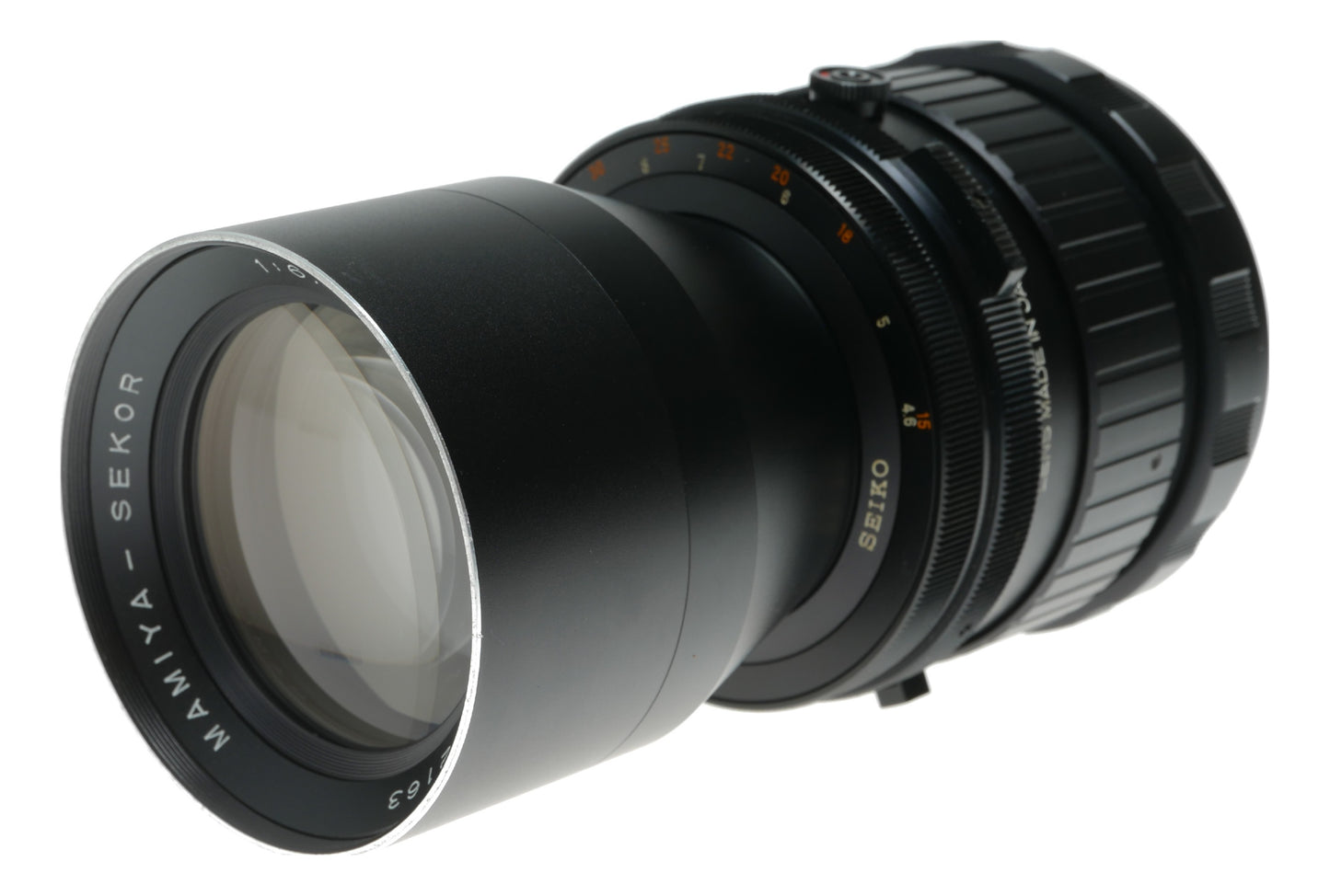 Mamiya-Sekor 360mm f/6.3 Vintage Telephoto Lens Made in Japan - View 5