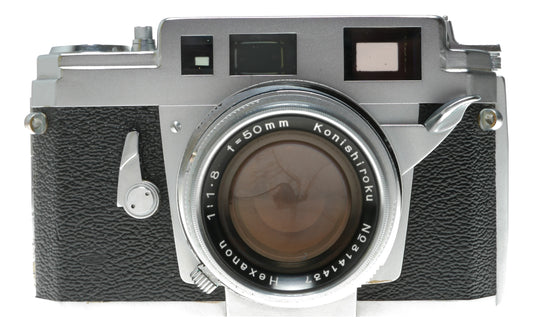 Konica III A Vintage Rangefinder Camera with Hexanon 50mm f/1.8 Lens - View 2