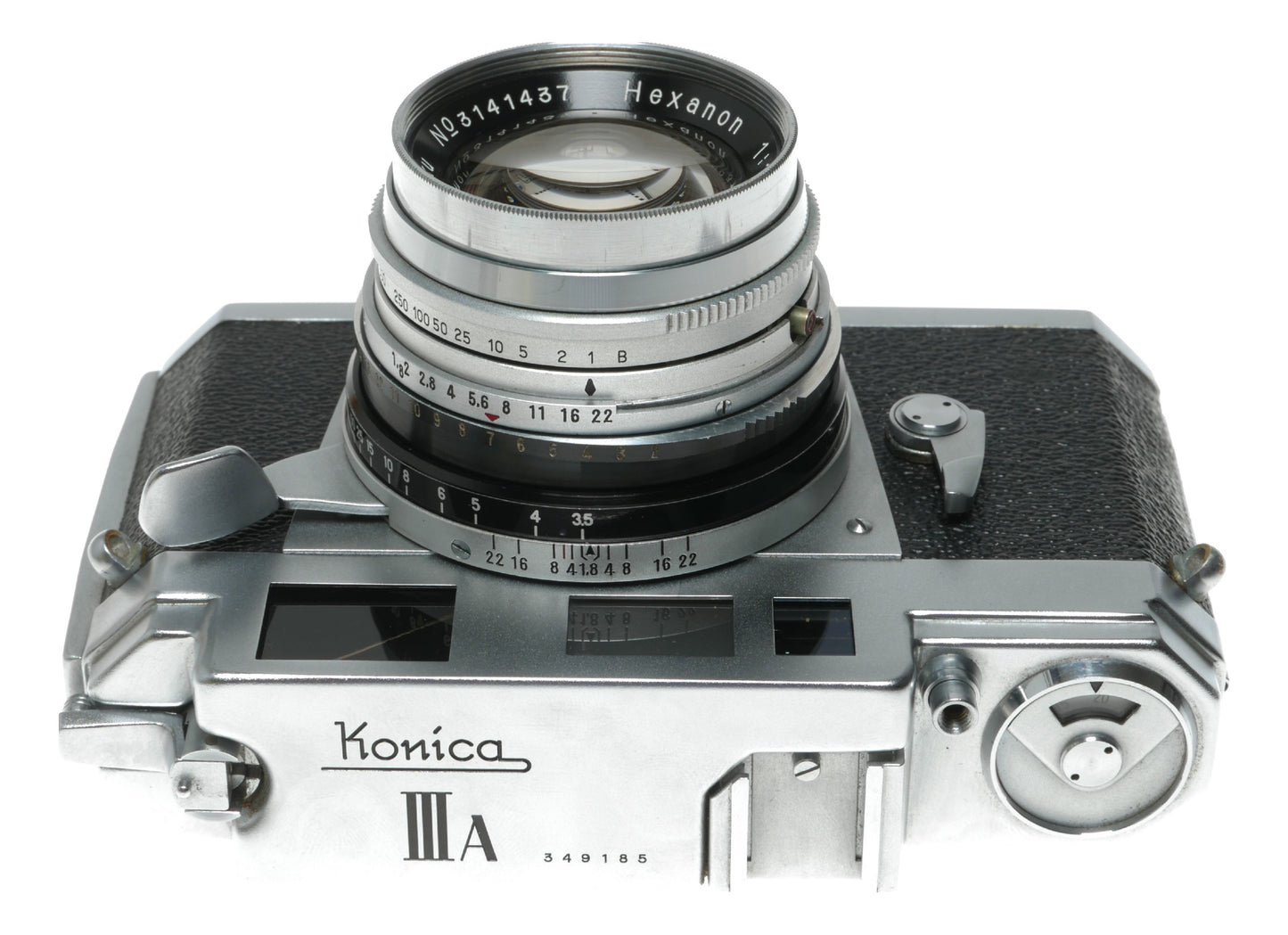 Konica III A Vintage Rangefinder Camera with Hexanon 50mm f/1.8 Lens - View 4