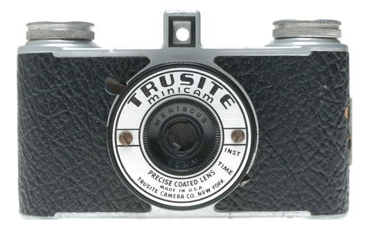 Trustite Minicam Vintage Meniscus Film Camera with Precise Coated Lens, Made in USA by Trustite Camera Co., New York