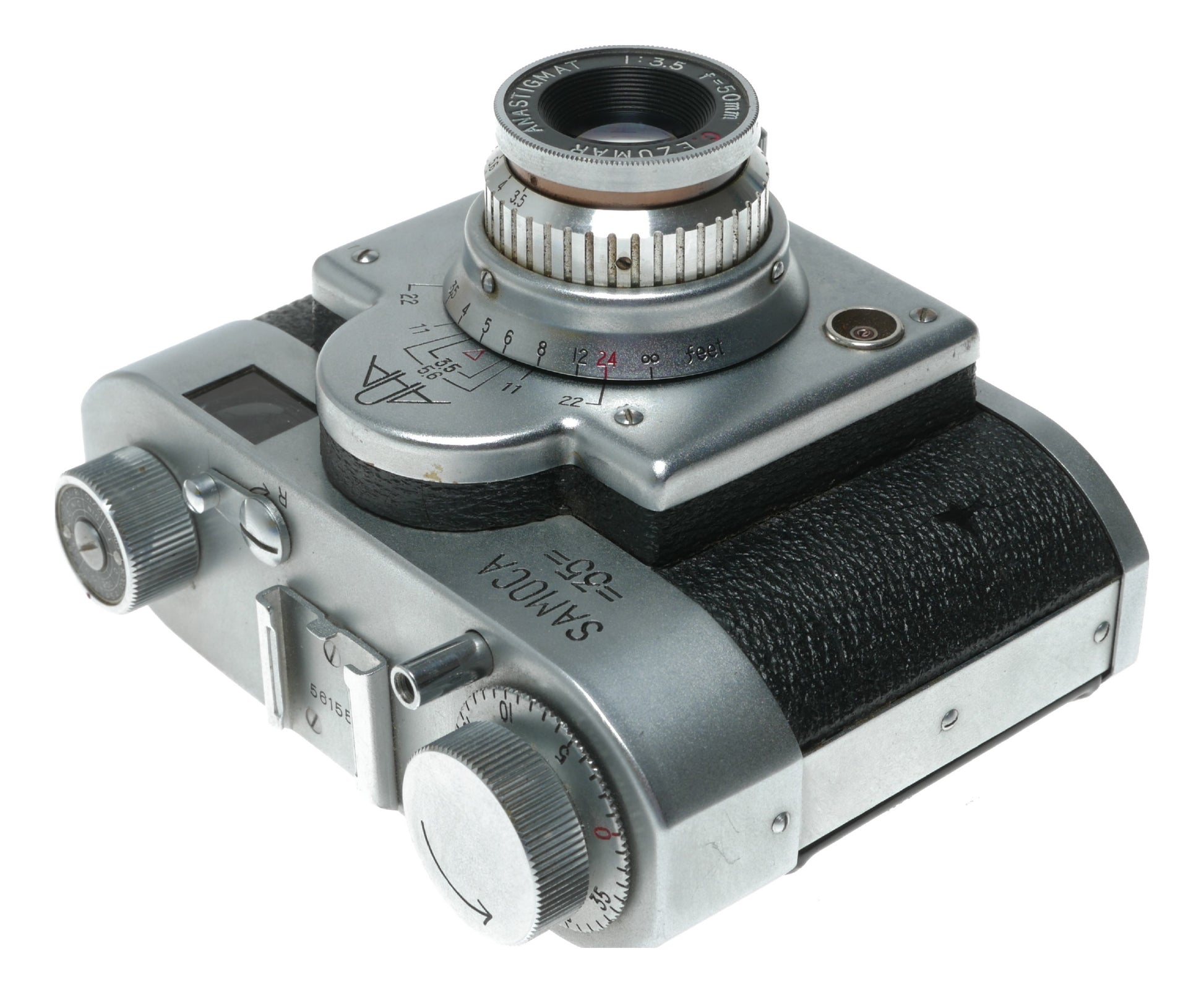 Samoca 35 Vintage Film Camera with Cezumar Anastigmat 50mm f/3.5 Lens - View 4