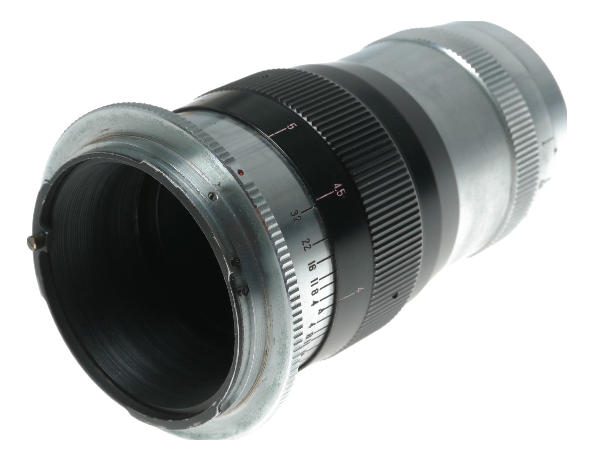 Canter 135mm f/4 Vintage Portrait Lens by T.K.K with Feet Scale - View 6