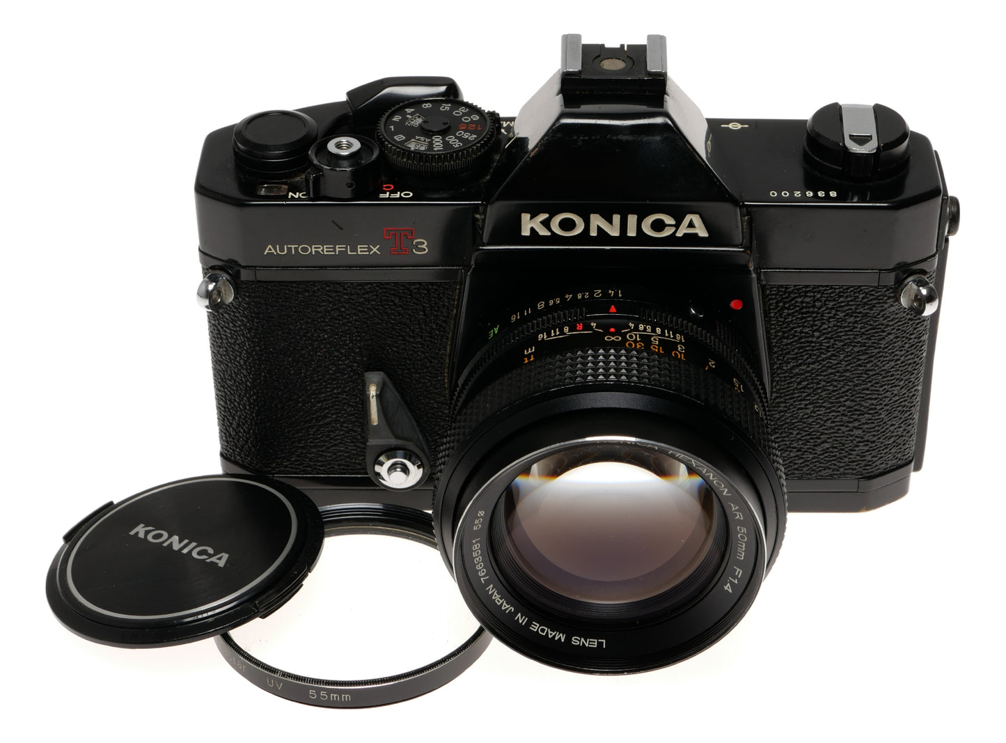 Konica Autoreflex T3 35mm SLR Camera with 50mm Lens - View 2