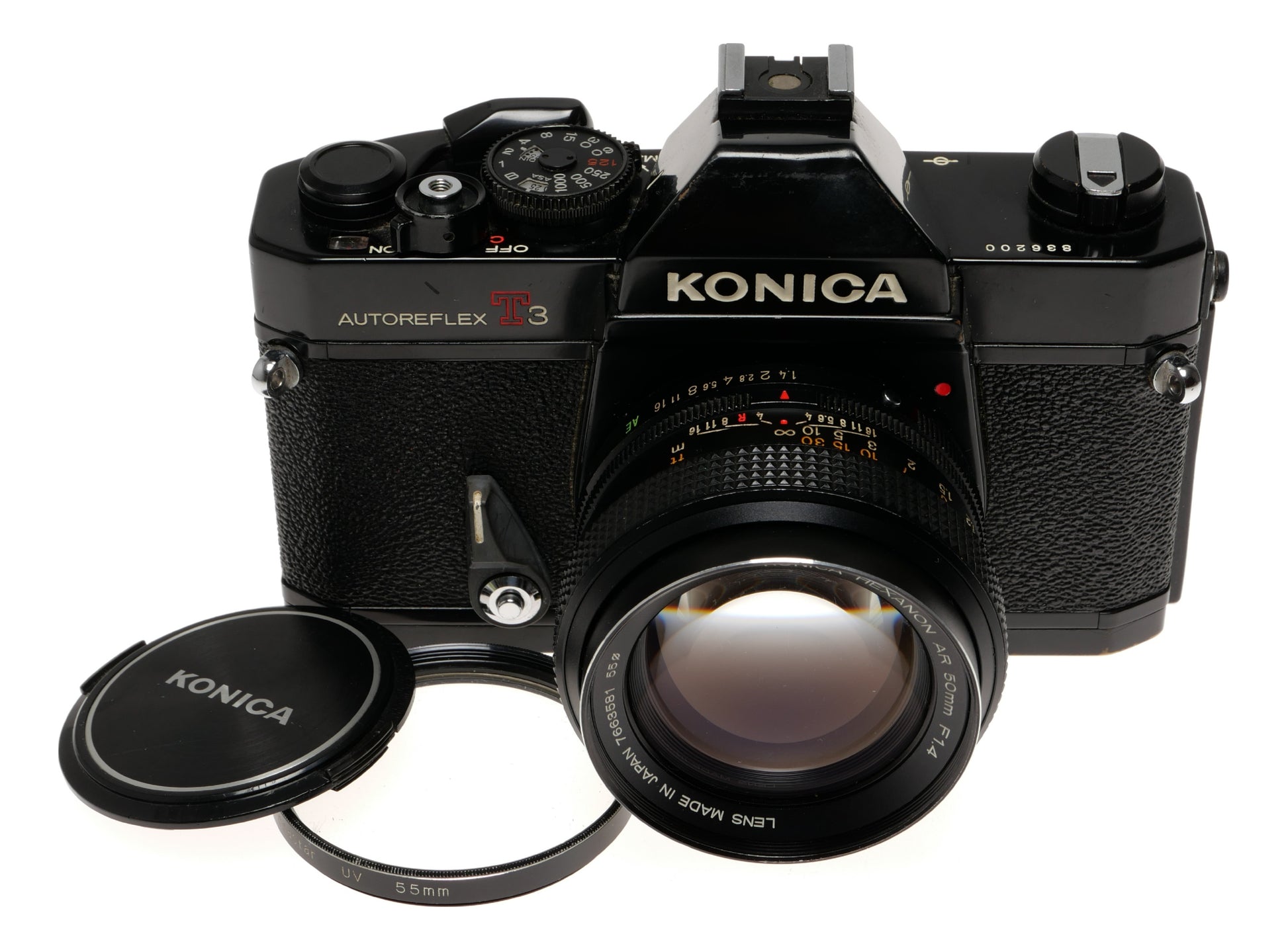 Konica Autoreflex T3 35mm SLR Camera with 50mm Lens - View 2