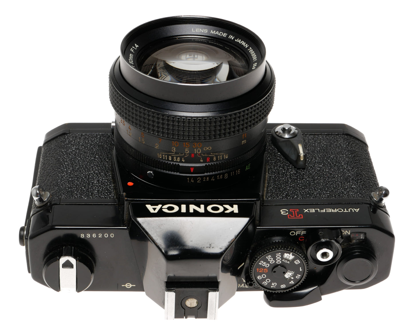 Konica Autoreflex T3 35mm SLR Camera with 50mm Lens - View 4