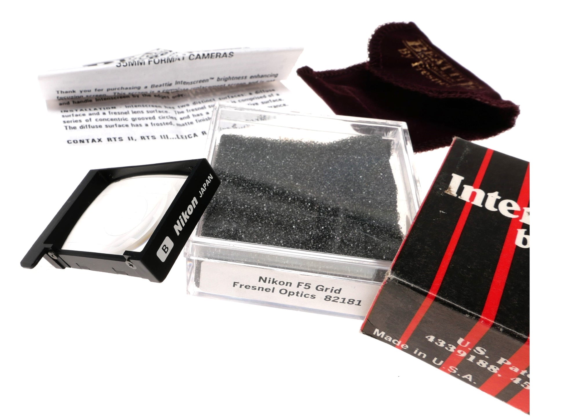 Nikon F5 Grid Fresnel Focusing Screen Beattie - View 3
