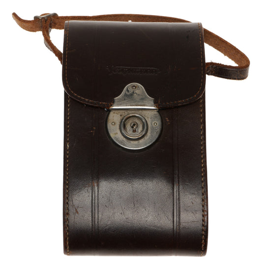 Voigtlander Leather Camera Case with Strap and Lock
