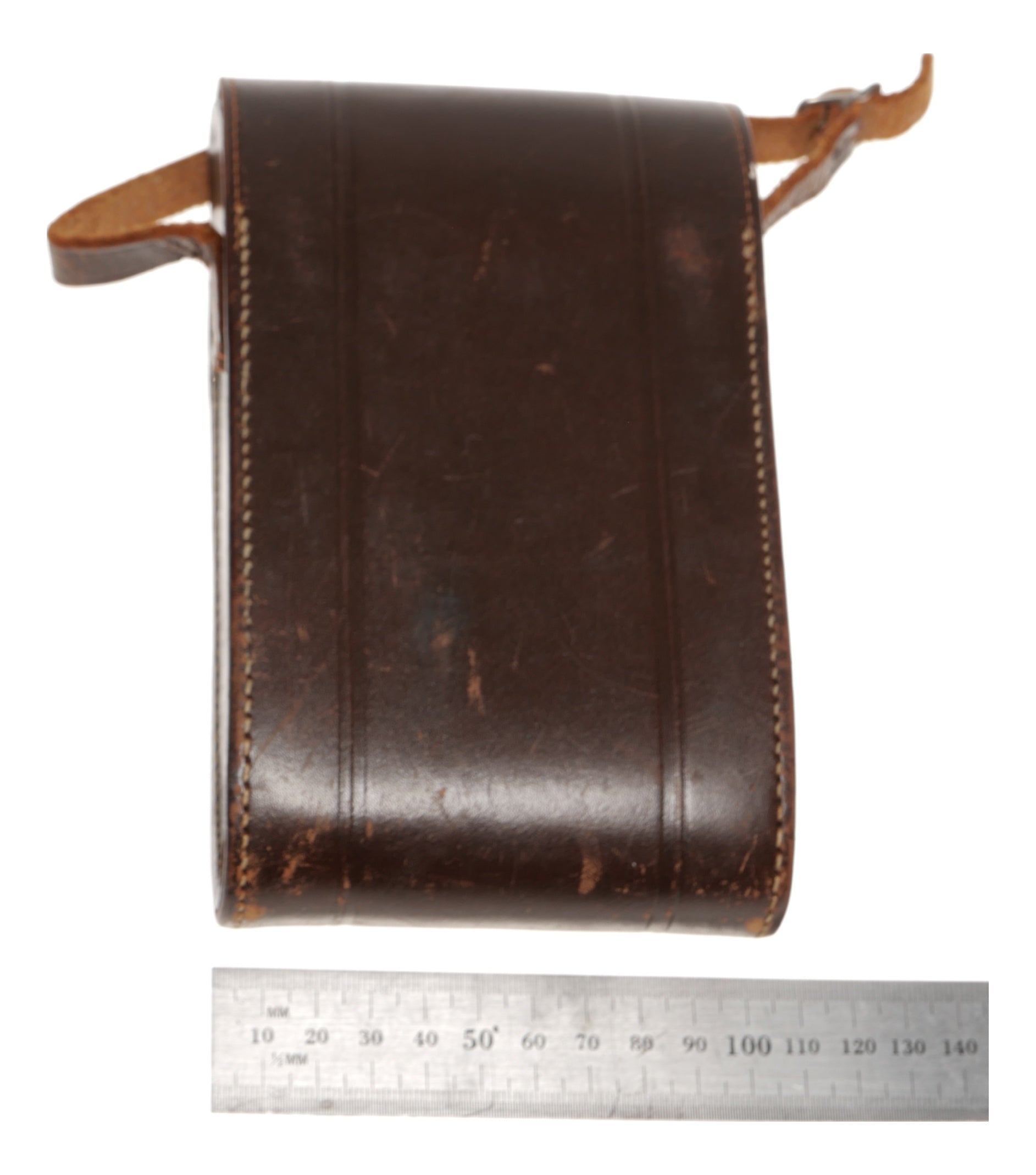 Voigtlander Leather Camera Case with Strap and Lock - View 4
