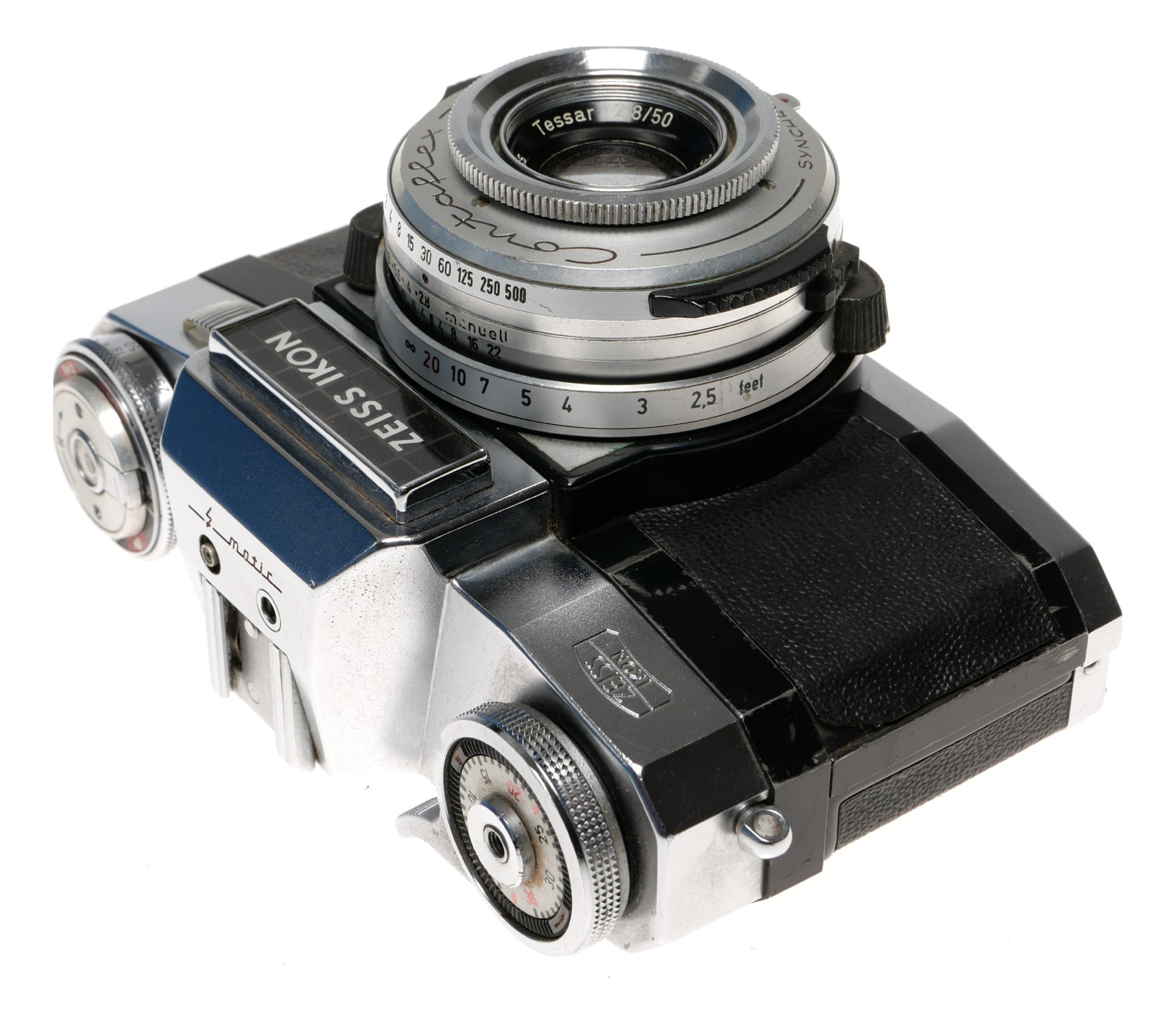 Zeiss Ikon Contaflex S-matic 35mm SLR with Tessar 50mm - View 4