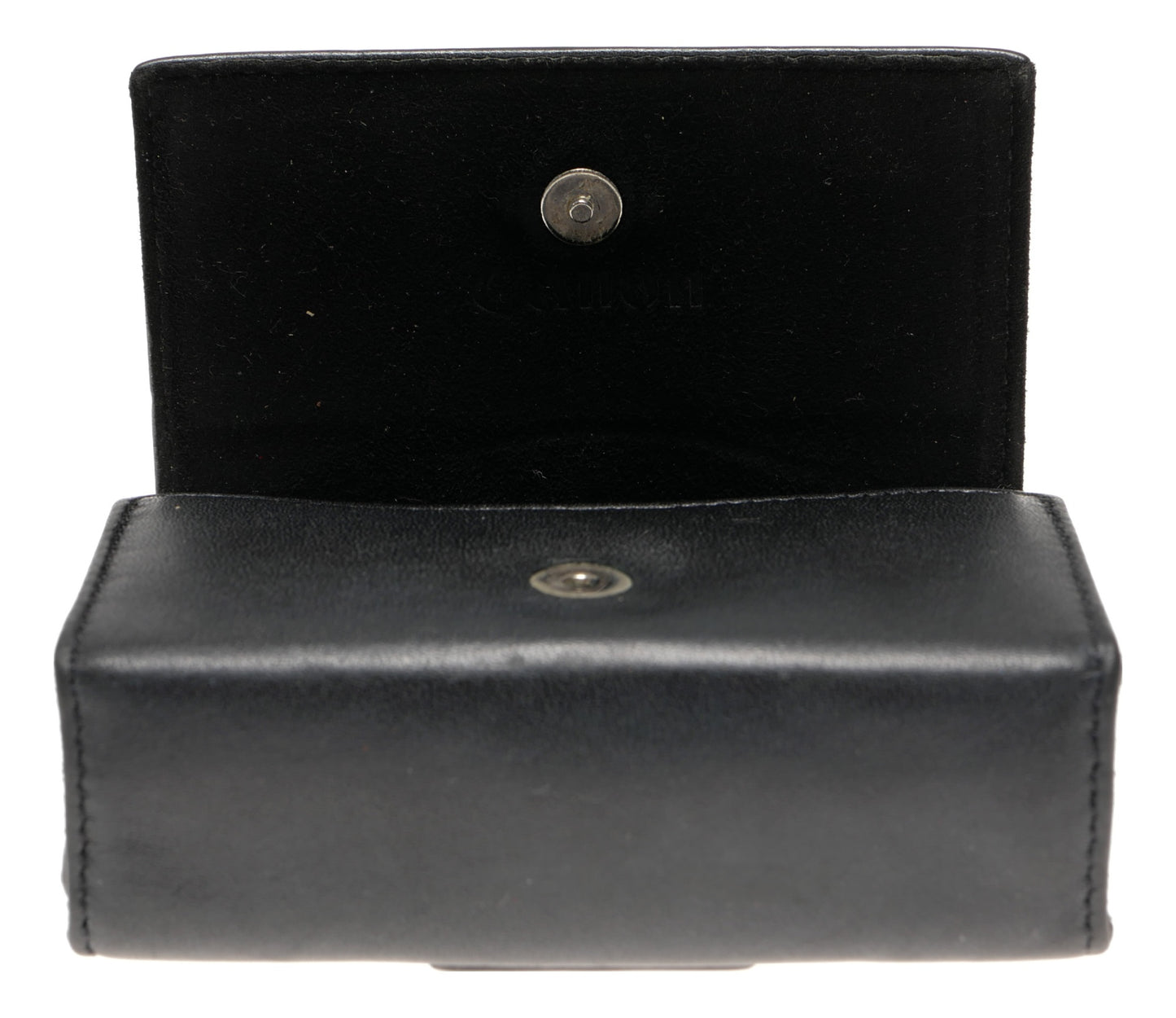 Canon Black Leather Camera Case Pouch - View 4