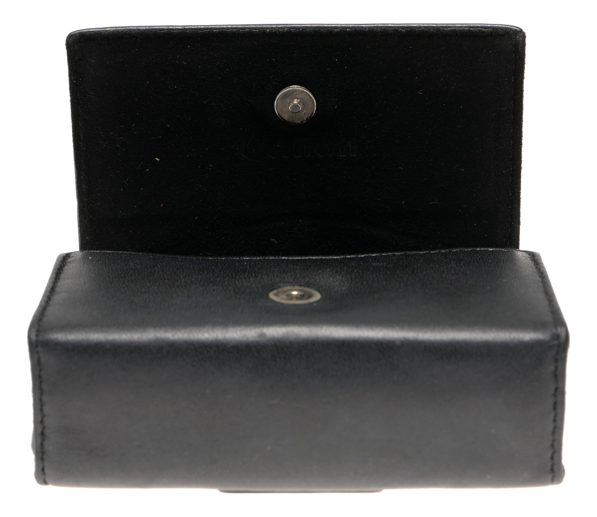 Canon Black Leather Camera Case Pouch - View 4