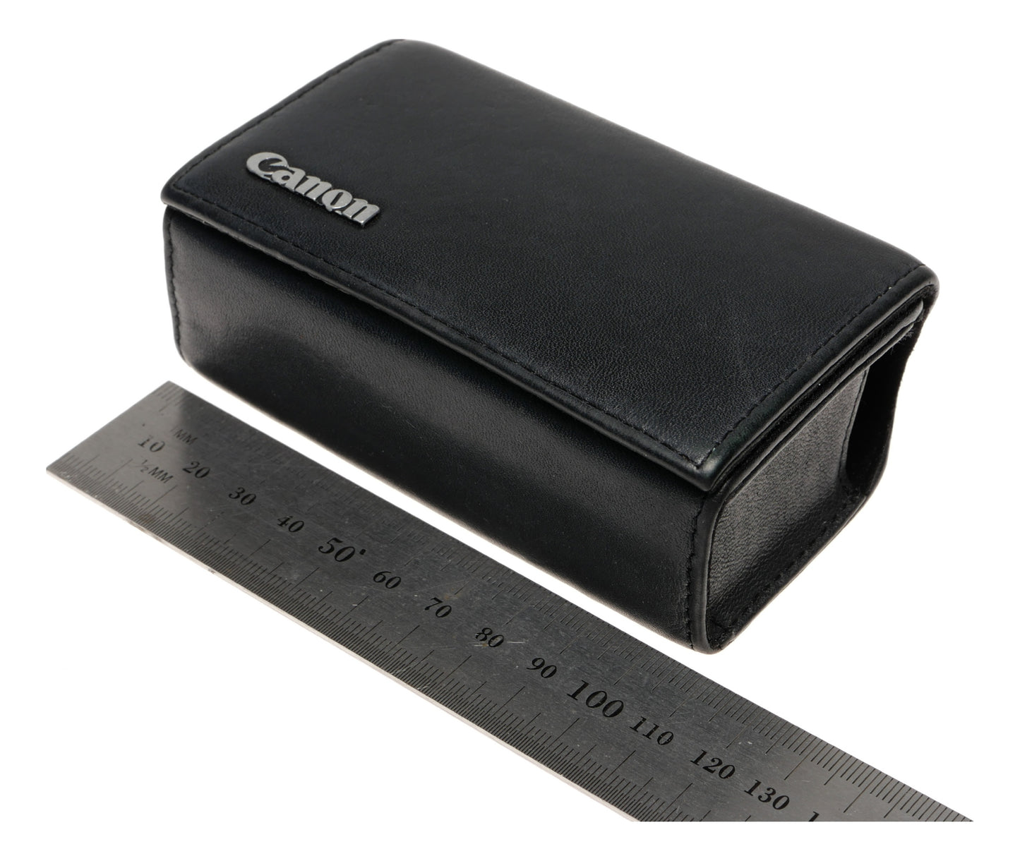 Canon Black Leather Camera Case Pouch - View 5