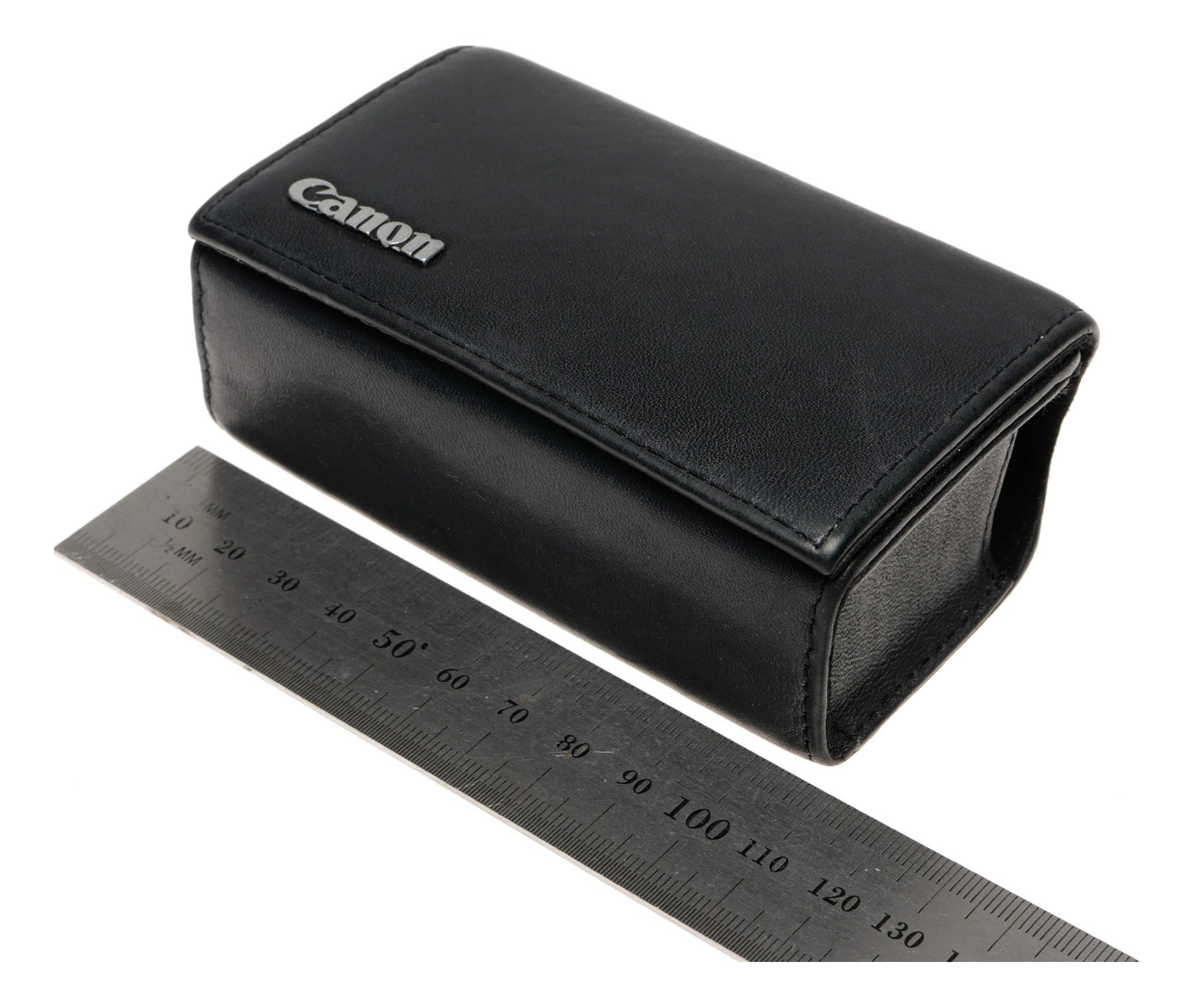 Canon Black Leather Camera Case Pouch - View 5