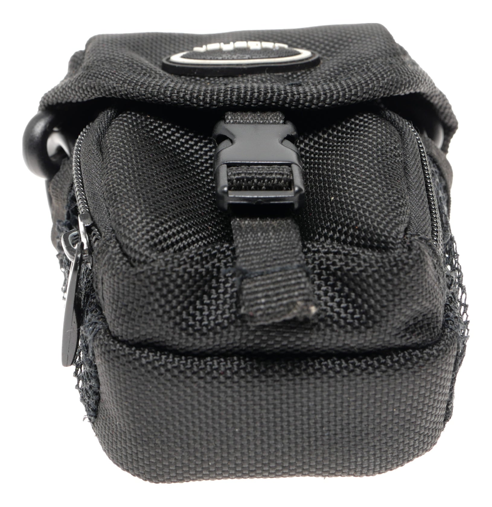 Voyager Black Nylon Camera Pouch Case with Buckle - View 3