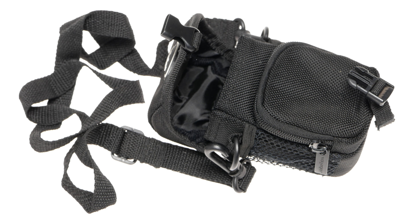 Voyager Black Nylon Camera Pouch Case with Buckle - View 7
