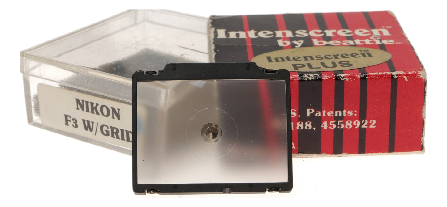 Nikon F3 Beattie Intenscreen Plus Focusing Screen with Grid - View 3