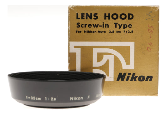 Nikon Screw-in Lens Hood for 3.5cm f/2.8 Nikkor