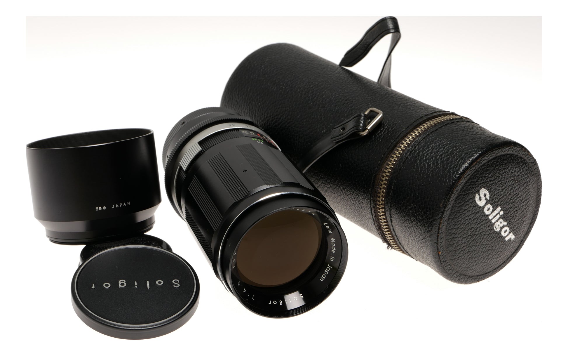 Soligor 200mm f/4.5 Telephoto Lens Made in Japan - View 11