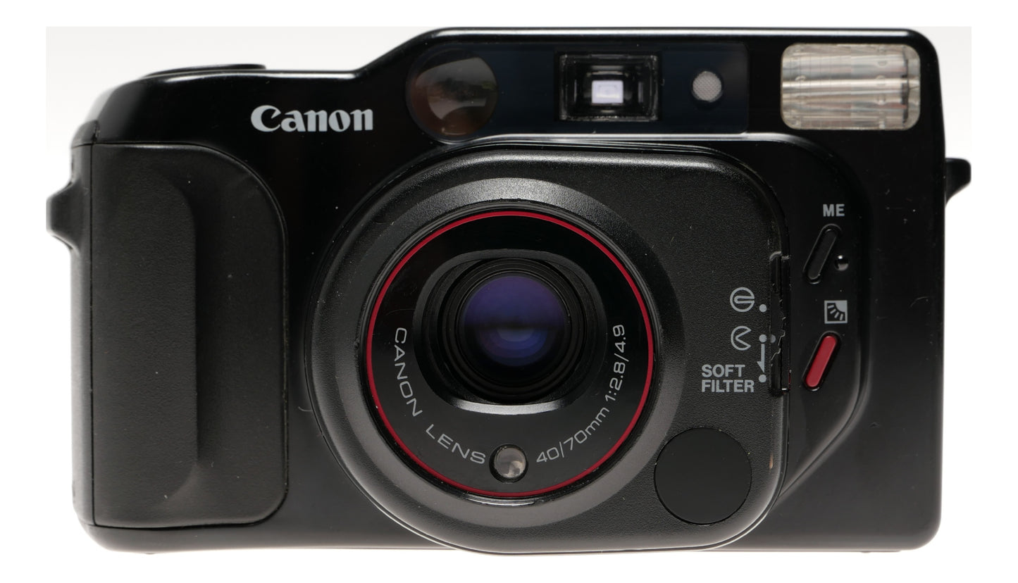 Canon Top Twin 35mm Film Camera 40/70mm Lens - View 2