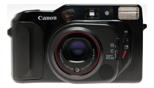 Canon Top Twin 35mm Film Camera 40/70mm Lens - View 2