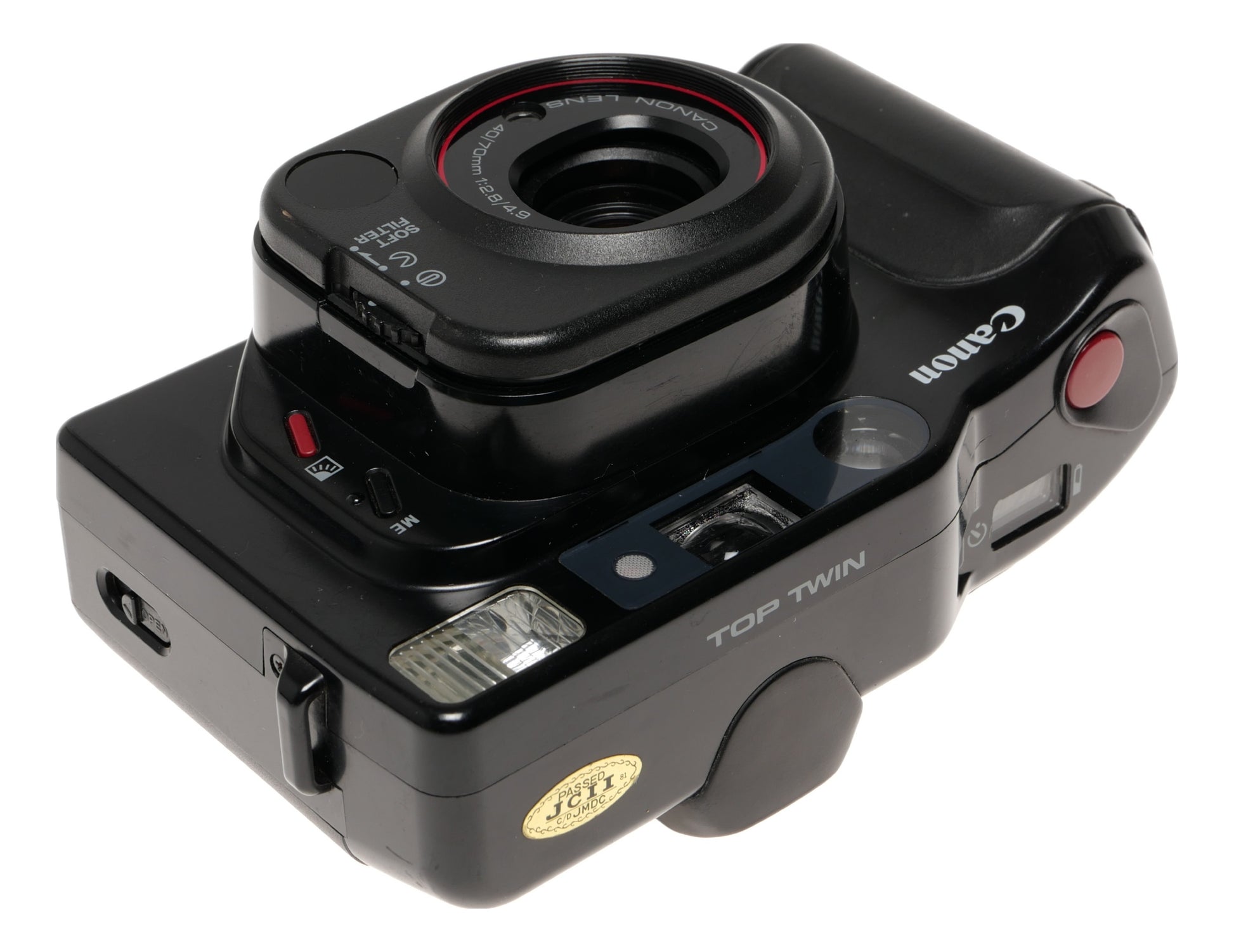 Canon Top Twin 35mm Film Camera 40/70mm Lens - View 3
