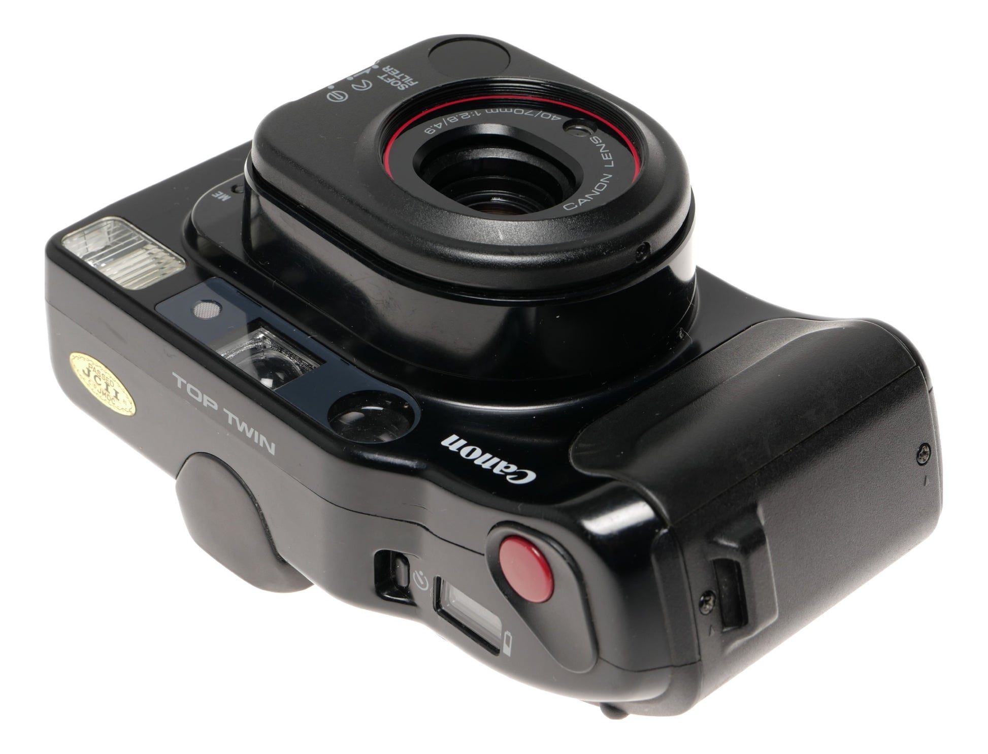 Canon Top Twin 35mm Film Camera 40/70mm Lens - View 6