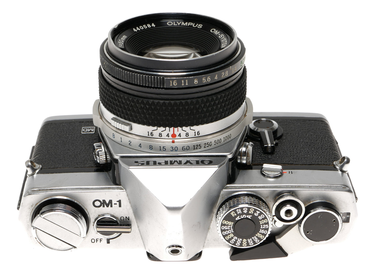 Olympus OM-1 35mm SLR Camera with 50mm Lens - View 4