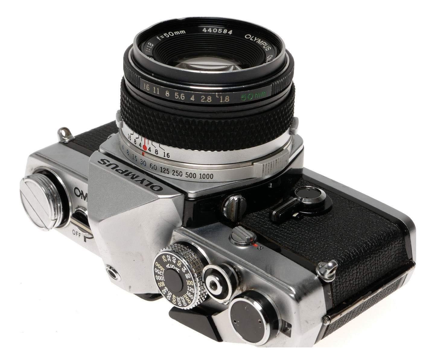 Olympus OM-1 35mm SLR Camera with 50mm Lens - View 5