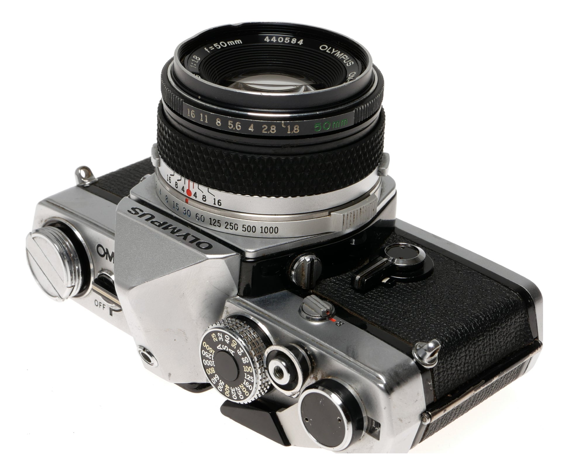 Olympus OM-1 35mm SLR Camera with 50mm Lens - View 5