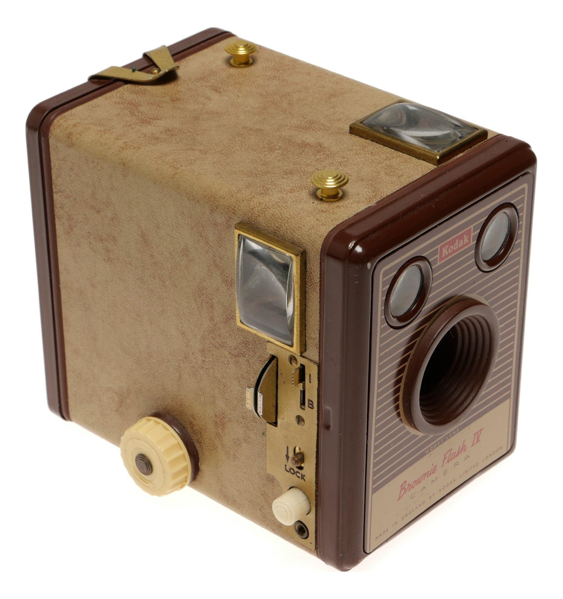 Kodak Brownie Flash IV 127 Film Box Camera - View 3