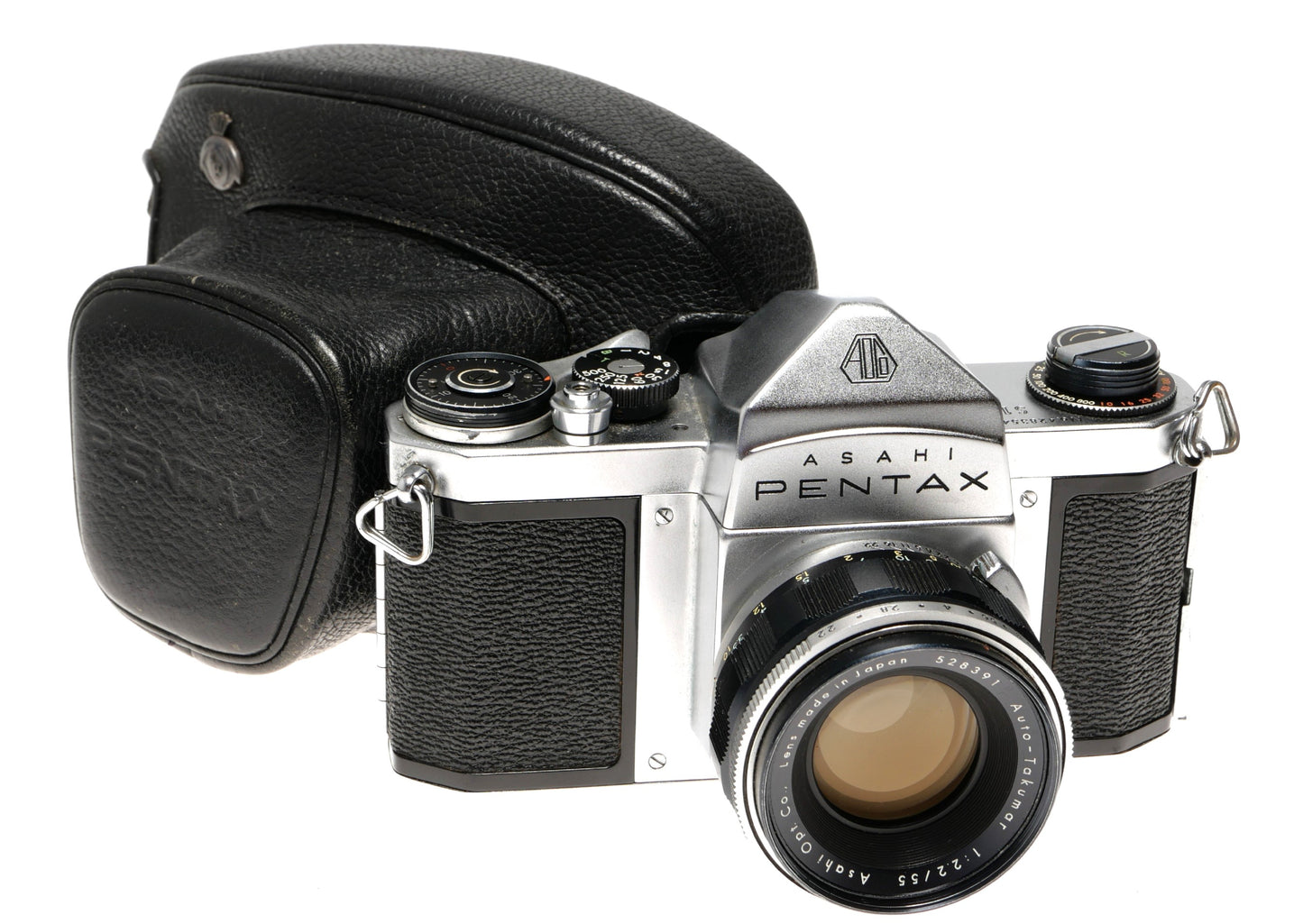 Asahi Pentax S1 35mm SLR Film Camera with 55mm Lens - View 7