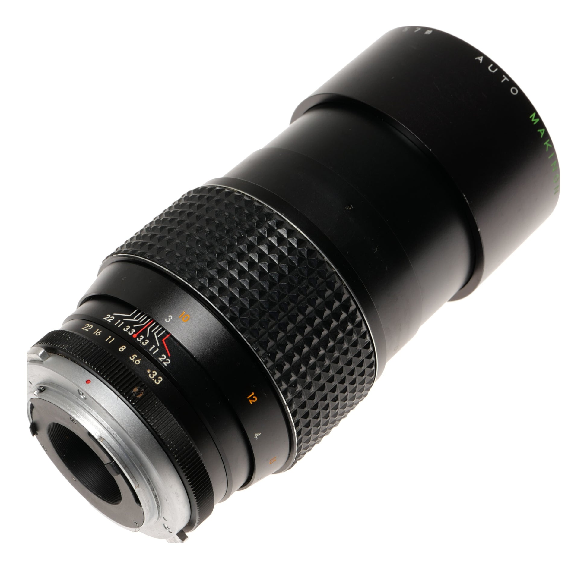 Makinon 135mm f/3.3 Auto SLR Telephoto Lens - View 4