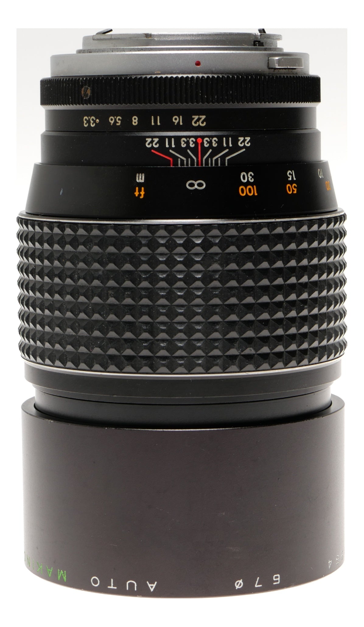 Makinon 135mm f/3.3 Auto SLR Telephoto Lens - View 9