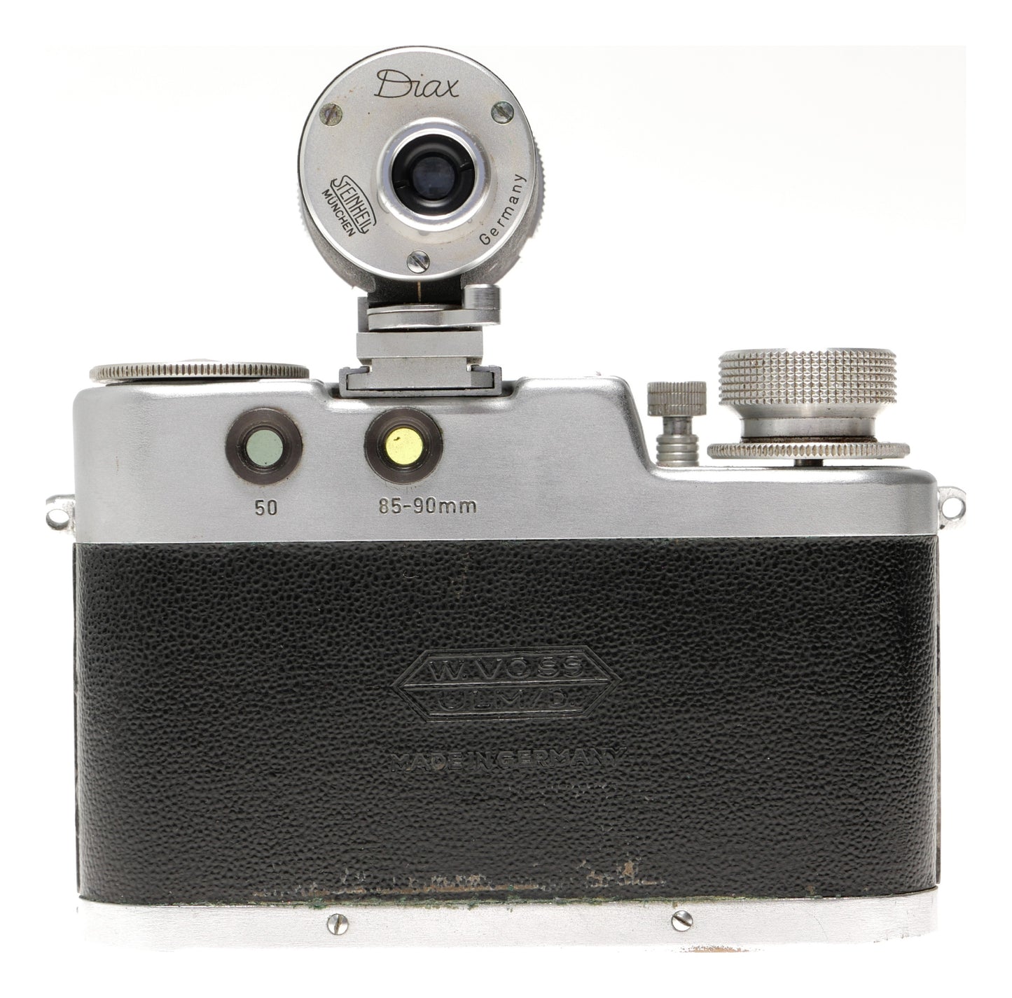 Diax IIa 35mm Rangefinder Camera with Lenses and Case - View 11