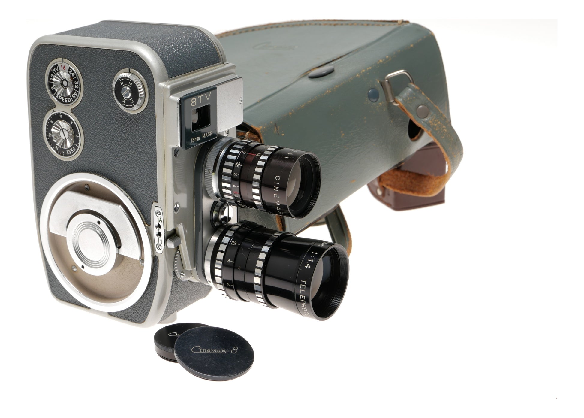 Cinemax-8 8mm Movie Camera with Lenses