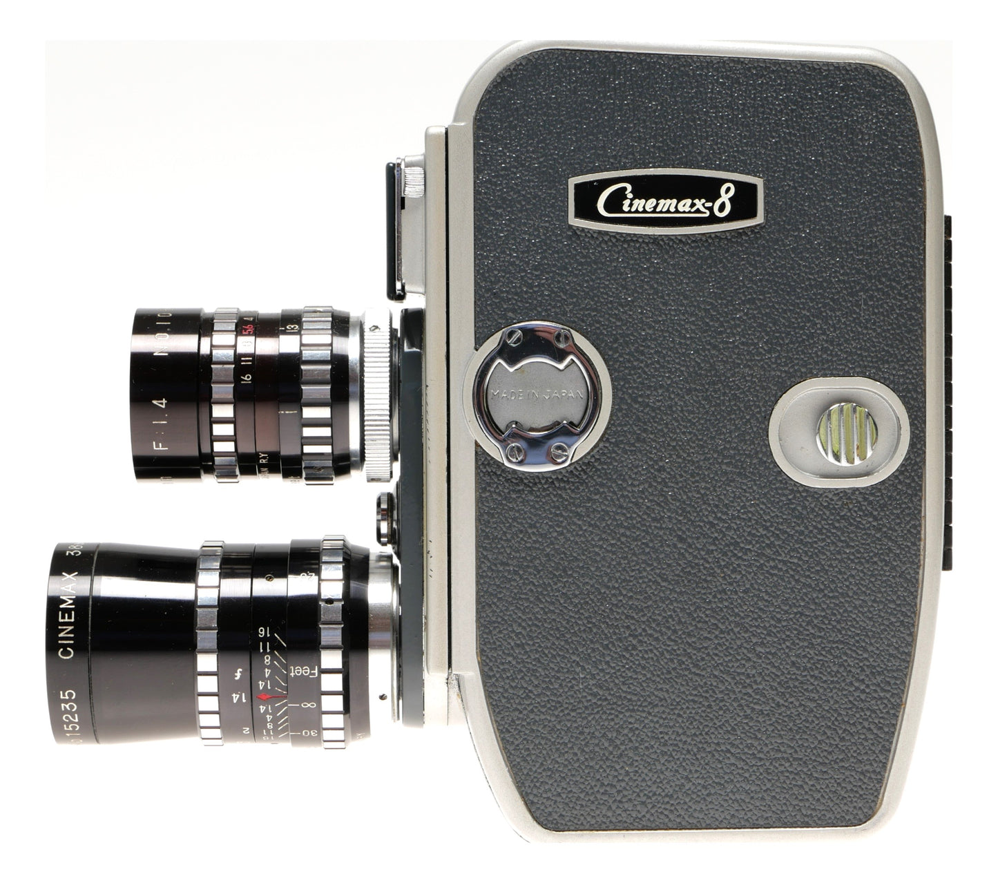 Cinemax-8 8mm Movie Camera with Lenses - View 4