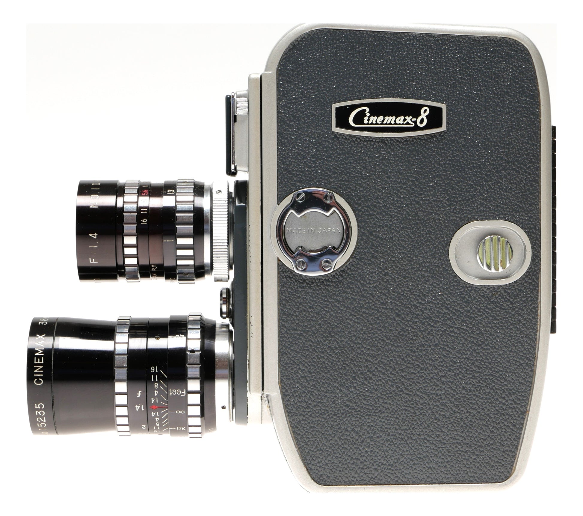 Cinemax-8 8mm Movie Camera with Lenses - View 4