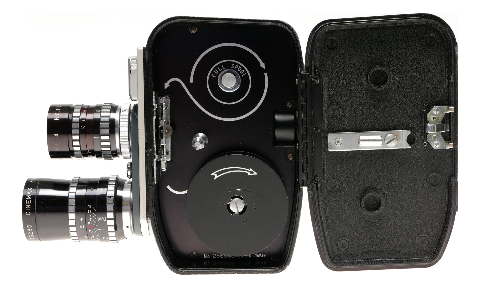 Cinemax-8 8mm Movie Camera with Lenses - View 5