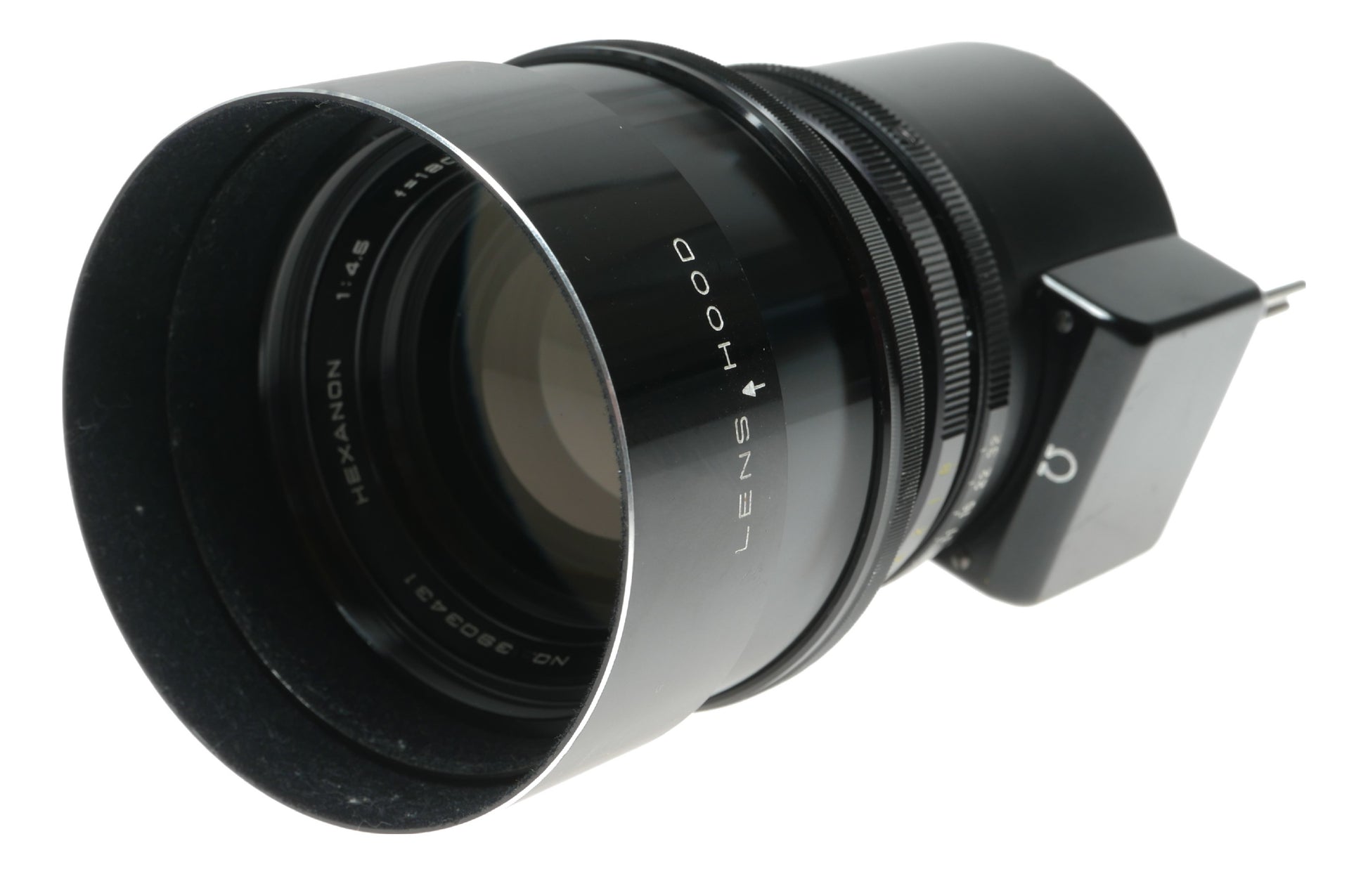 Konica Hexanon 180mm f/4.6 Vintage Lens with Lens Hood for Konica Omega Camera - View 9