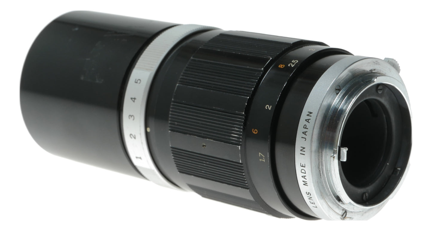 Olympus E.Zuiko Auto-T 150mm f/4 Vintage Prime Lens Made in Japan - View 3