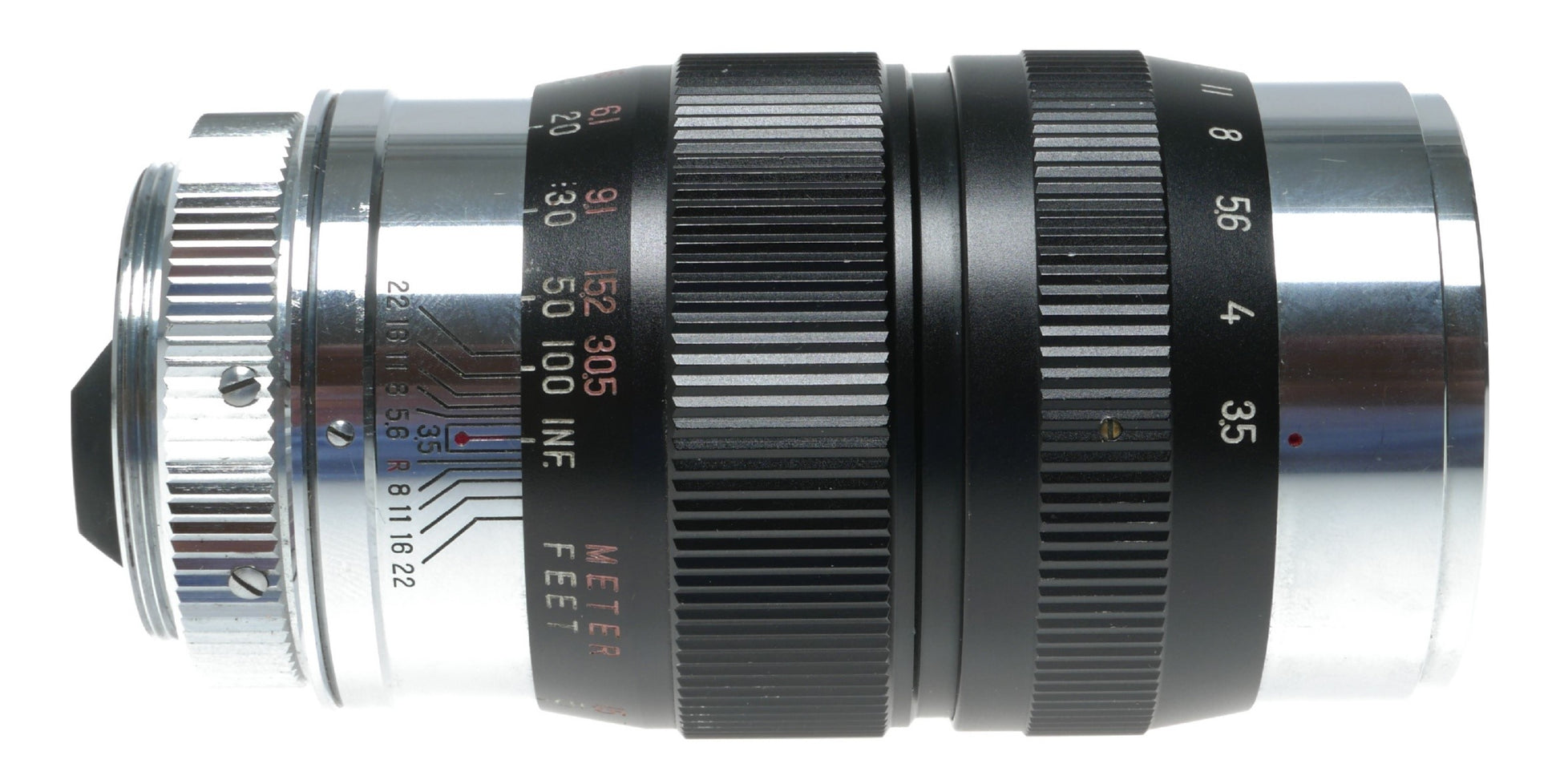 Elite 135mm f/3.5 Vintage Prime Lens with Manual Focus - View 8